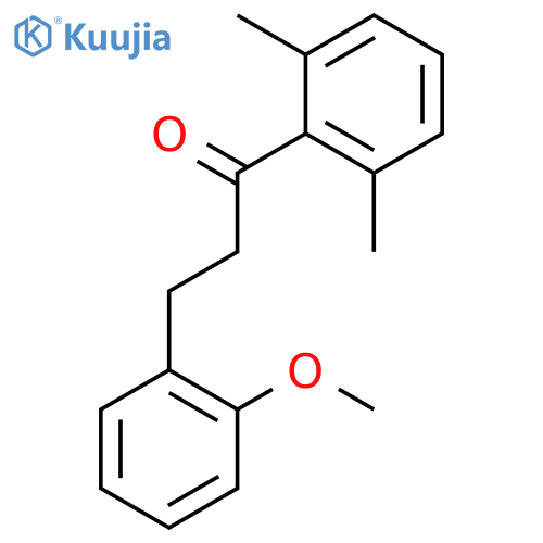 1-(2,6-dimethylphenyl)-3-(2-methoxyphenyl)propan-1-one structure