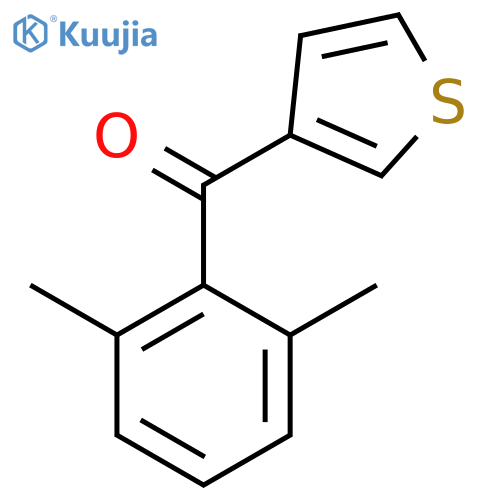 3-(2,6-DIMETHYLBENZOYL)THIOPHENE structure