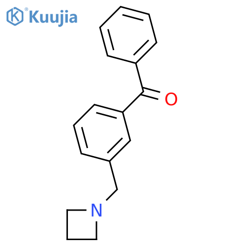 3-(Azetidinomethyl) benzophenone structure