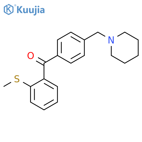 4'-Piperidinomethyl-2-thiomethylbenzophenone structure