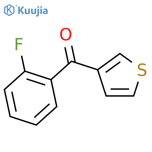 3-(2-Fluorobenzoyl)thiophene structure