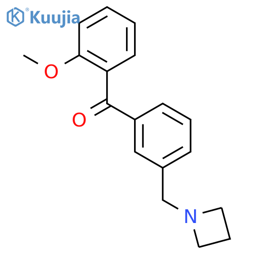 3'-Azetidinomethyl-2-methoxybenzophenone structure