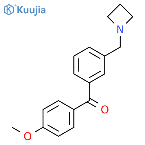 3-Azetidinomethyl-4'-methoxybenzophenone structure