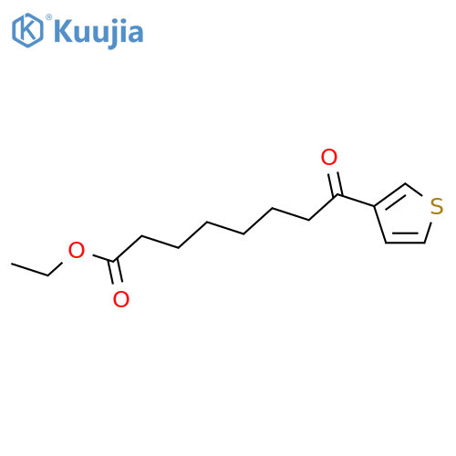 Ethyl 8-oxo-8-(3-thienyl)octanoate structure