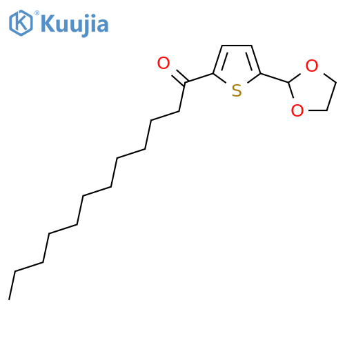 5-(1,3-Dioxolan-2-yl)-2-thienyl undecyl ketone structure
