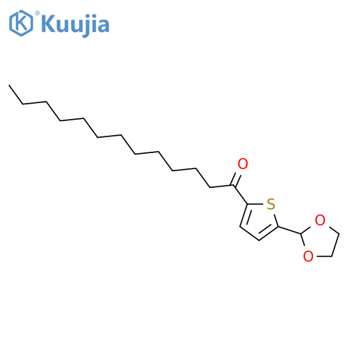 5-(1,3-Dioxolan-2-yl)-2-thienyl dodecyl ketone structure