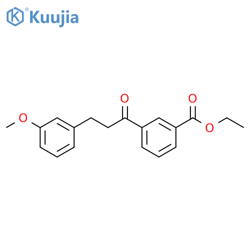 3'-Carboethoxy-3-(3-methoxyphenyl)propiophenone structure