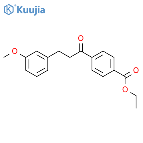 4'-Carboethoxy-3-(3-methoxyphenyl)propiophenone structure