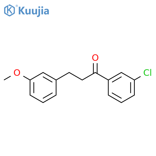 3'-Chloro-3-(3-methoxyphenyl)propiophenone structure
