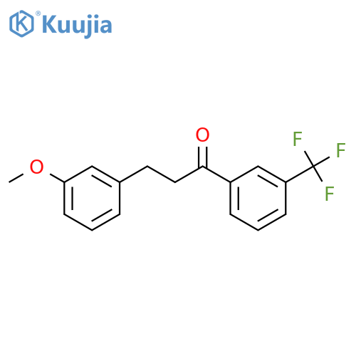 3-(3-METHOXYPHENYL)-3'-TRIFLUOROMETHYLPROPIOPHENONE structure
