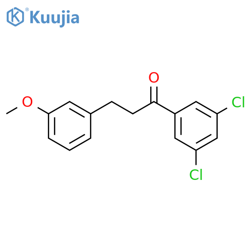 3',5'-DICHLORO-3-(3-METHOXYPHENYL)PROPIOPHENONE structure
