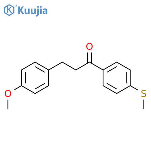 3-(4-Methoxyphenyl)-4'-thiomethylpropiophenone structure