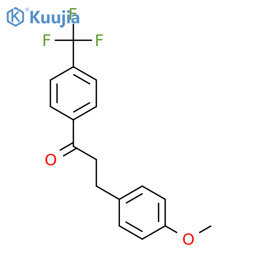 3-(4-METHOXYPHENYL)-4'-TRIFLUOROMETHYLPROPIOPHENONE structure