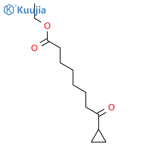 Ethyl 8-cyclopropyl-8-oxooctanoate structure