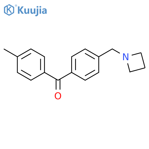 4-Azetidinomethyl-4'-methylbenzophenone structure