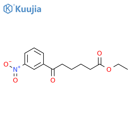 ETHYL 6-(3-NITROPHENYL)-6-OXOHEXANOATE structure