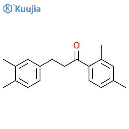 2',4'-Dimethyl-3-(3,4-dimethylphenyl)propiophenone structure
