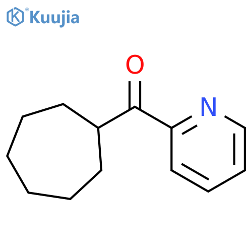 Cycloheptyl(pyridin-2-yl)methanone structure