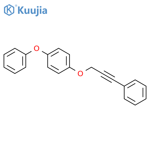 Benzene, 1-phenoxy-4-[(3-phenyl-2-propynyl)oxy]- structure