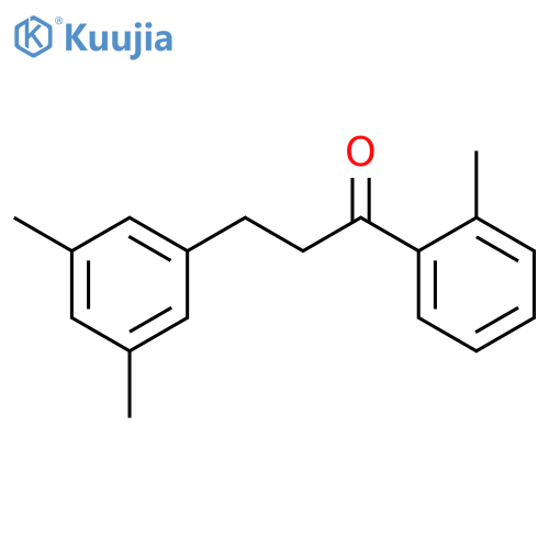 3-(3,5-Dimethylphenyl)-2'-methylpropiophenone structure