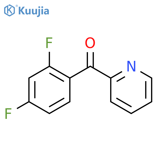 (2,4-difluorophenyl)-pyridin-2-ylmethanone structure