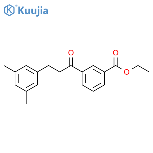 3'-Carboethoxy-3-(3,5-dimethylphenyl)propiophenone structure