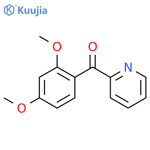 (2,4-dimethoxyphenyl)-pyridin-2-ylmethanone structure