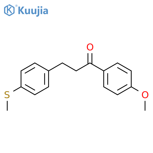 4'-Methoxy-3-(4-thiomethylphenyl)propiophenone structure