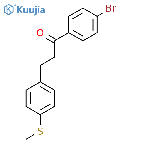 4'-Bromo-3-(4-thiomethylphenyl)propiophenone structure