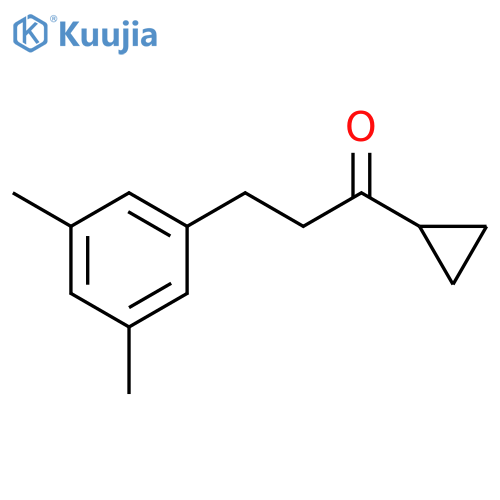 Cyclopropyl 2-(3,5-dimethylphenyl)ethyl ketone structure