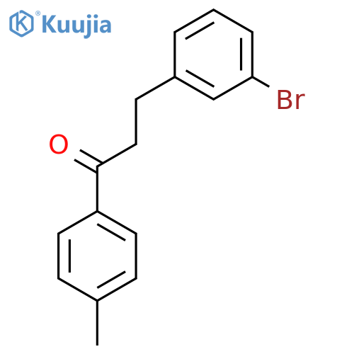 3-(3-Bromophenyl)-4'-methylpropiophenone structure