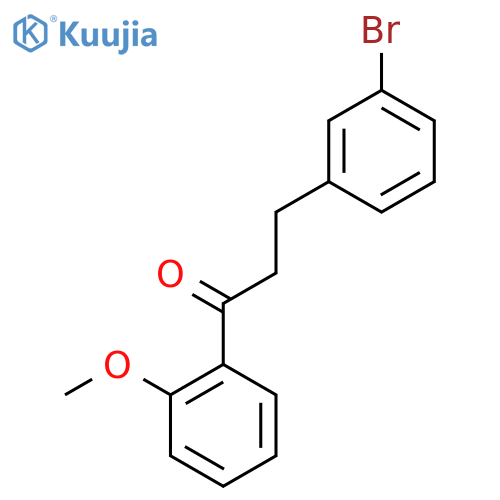 3-(3-Bromophenyl)-2'-methoxypropiophenone structure
