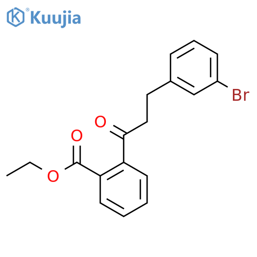 3-(3-Bromophenyl)-2'-carboethoxypropiophenone structure
