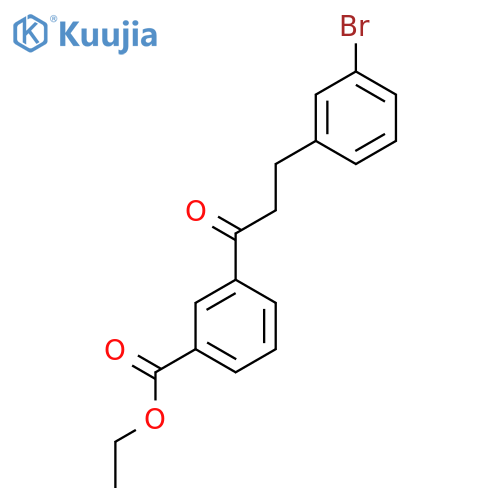 3-(3-Bromophenyl)-3'-carboethoxypropiophenone structure
