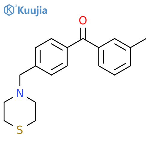 3-Methyl-4'-thiomorpholinomethyl benzophenone structure