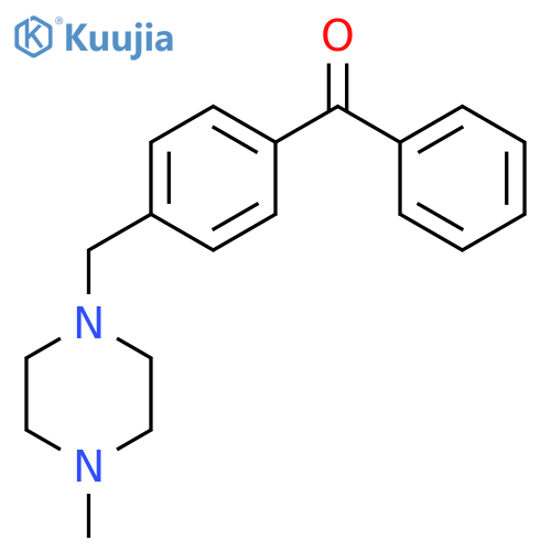 (4-((4-Methylpiperazin-1-yl)methyl)phenyl)(phenyl)methanone structure