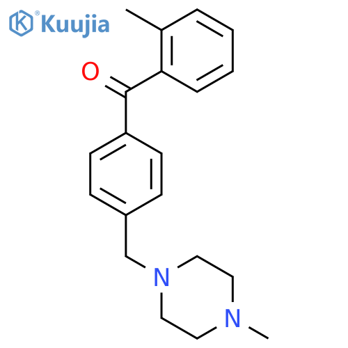 2-Methyl-4'-(4-methylpiperazinomethyl) benzophenone structure