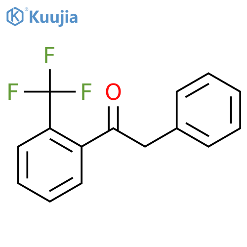 2-phenyl-1-[2-(trifluoromethyl)phenyl]ethanone structure