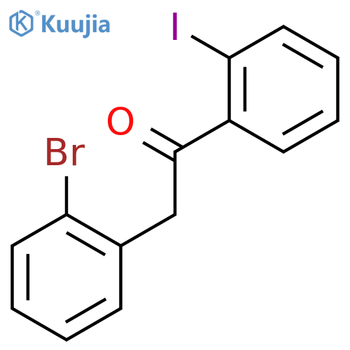 2-(2-Bromophenyl)-2'-iodoacetophenone structure