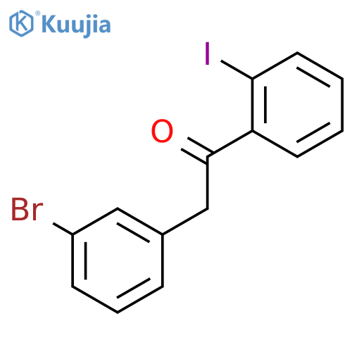 2-(3-Bromophenyl)-2'-iodoacetophenone structure