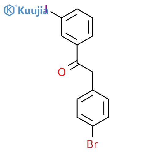 2-(4-Bromophenyl)-3'-iodoacetophenone structure