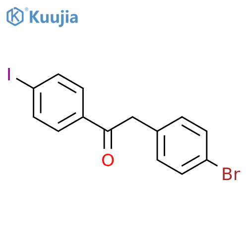 2-(4-Bromophenyl)-4'-iodoacetophenone structure