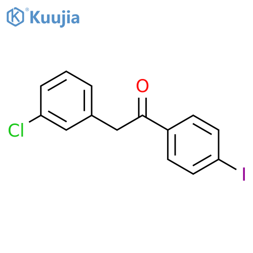 2-(3-Chlorophenyl)-4'-iodoacetophenone structure