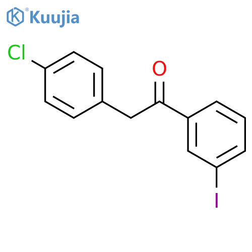 2-(4-Chlorophenyl)-3'-iodoacetophenone structure