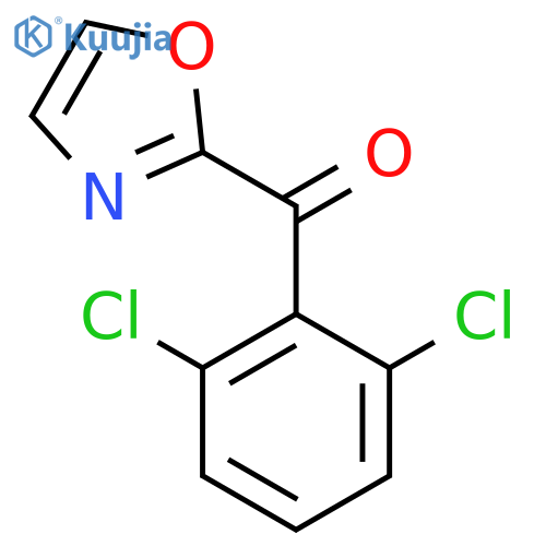(2,6-dichlorophenyl)-(1,3-oxazol-2-yl)methanone structure