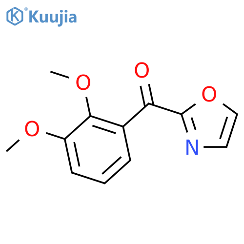 (2,3-dimethoxyphenyl)-(1,3-oxazol-2-yl)methanone structure