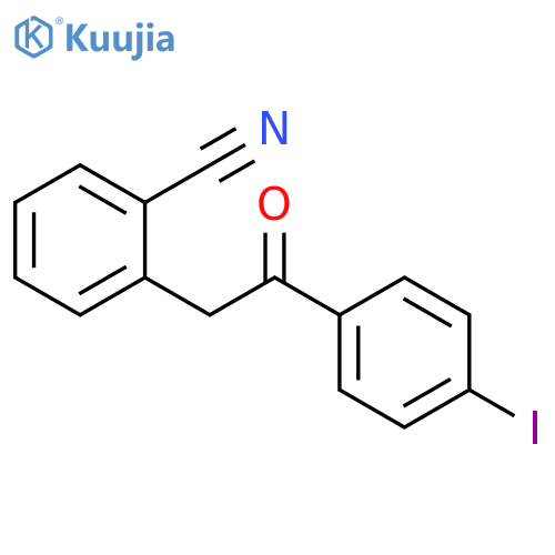 2-(2-Cyanophenyl)-4'-iodoacetophenone structure