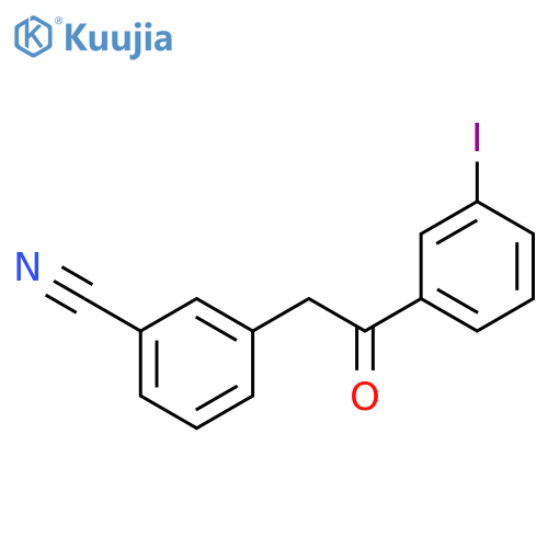 2-(3-Cyanophenyl)-3'-iodoacetophenone structure