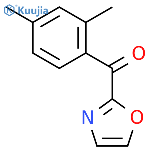 2-(2,4-Dimethylbenzoyl)oxazole structure