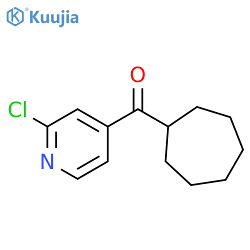 (2-chloro-4-pyridyl)-cycloheptyl-methanone structure